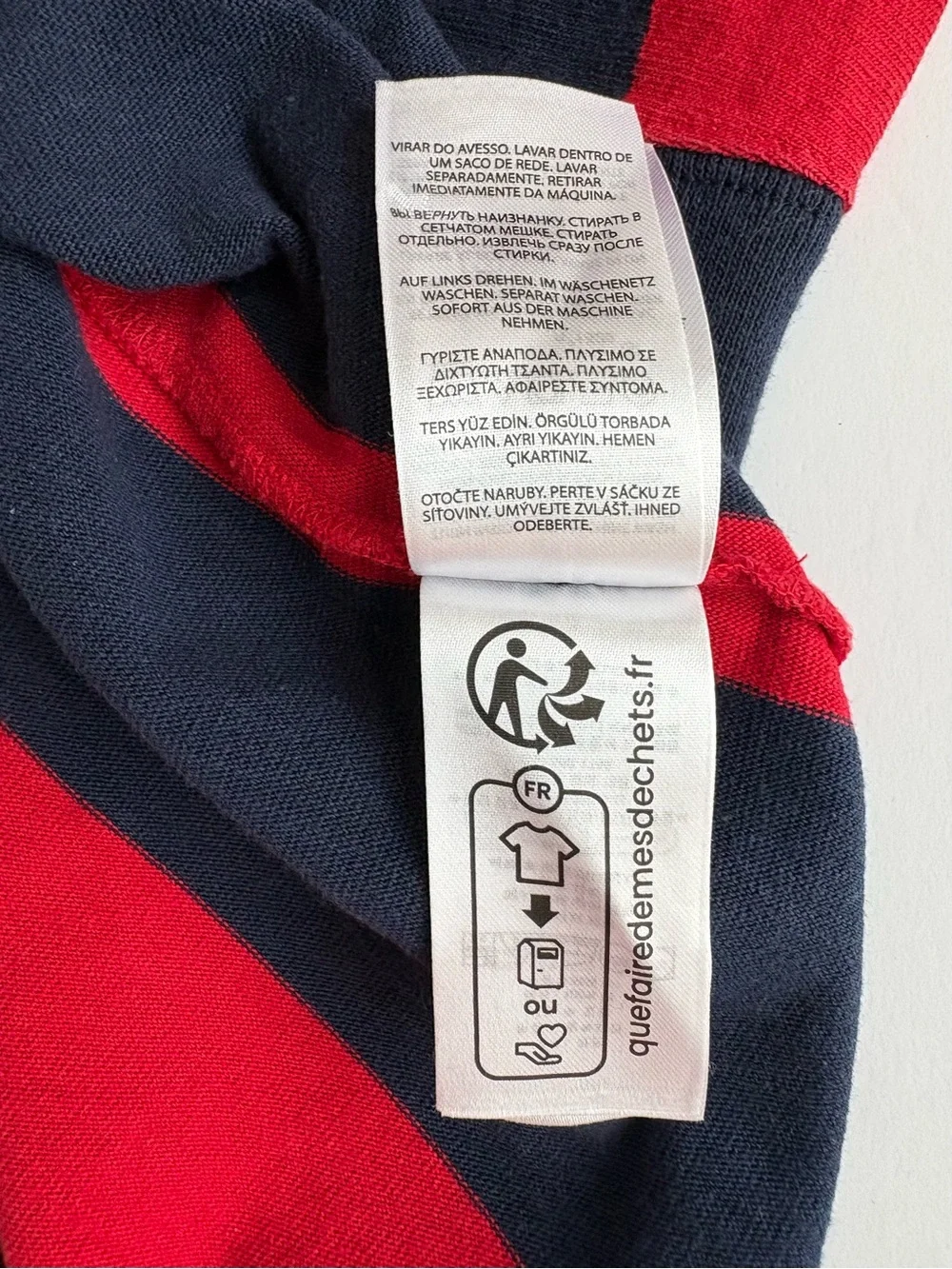 Ralph Lauren Navy & Red Lace-Up Rugby Polo Team USA Paris Olympics 2025 - Picture 6 of 7